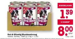 E-Center Gut & günstig saftige brocken mit rind Angebot