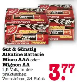 E-Center Gut & günstig alkaline batterie micro aaa Angebot