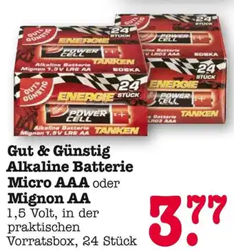 E-Center Gut & günstig alkaline batterie micro aaa Angebot