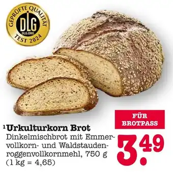 E-Center Urkulturkorn brot Angebot