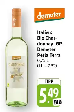 E-Center Demeter bio chardonnay igp perla terra Angebot