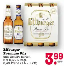 E-Center Bitburger premium pils Angebot