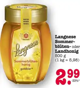 E-Center Langnese sommerblütenhonig Angebot