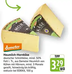 E-Center Demeter heumilch-hornkäse Angebot