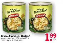 E-Center Erasco suppe oder eintopf Angebot
