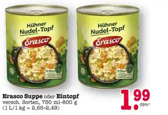 E-Center Erasco suppe oder eintopf Angebot