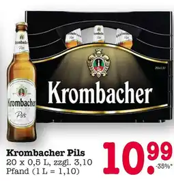 E-Center Krombacher pils Angebot