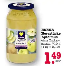 E-Center Edeka herzstücke apfelmus Angebot