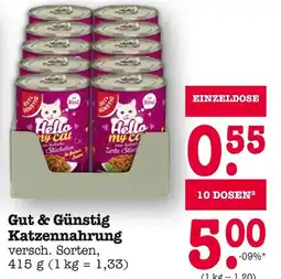 E-Center Gut & günstig katzennahrung Angebot
