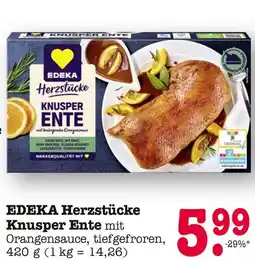 E-Center Edeka herzstücke knusper ente Angebot