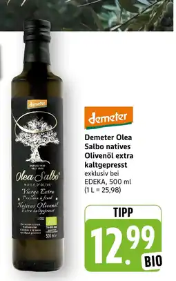 E-Center Demeter olea salbo natives olivenöl extra kaltgepresst Angebot