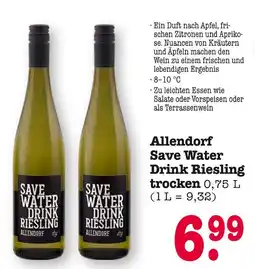 E-Center Allendorf save water drink riesling trocken Angebot