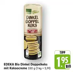 E-Center Edeka bio dinkel doppelkeks mit kakaocreme Angebot
