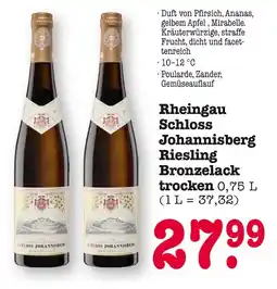 E-Center Rheingau schloss johannisberg riesling bronzelack trocken Angebot