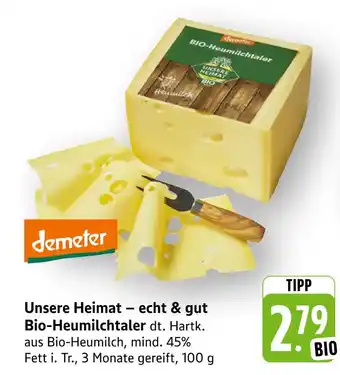 E-Center Demeter bio-heumilchtaler Angebot