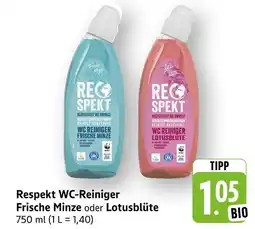 E-Center Respekt wc-reiniger frische minze Angebot
