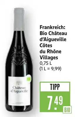 E-Center Bio château d'aigueville côtes du rhône villages Angebot