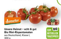 E-Center Demeter unsere heimat – echt & gut bio mini-rispentomaten Angebot