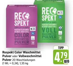E-Center Respekt color waschmittel pulver Angebot