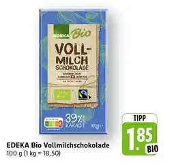 E-Center Edeka bio vollmilchschokolade Angebot