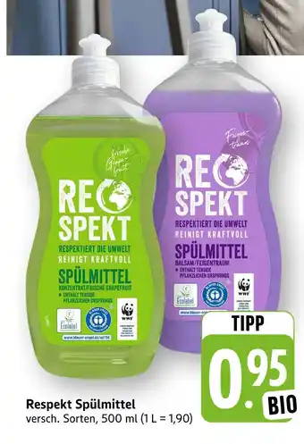 E-Center Respekt spülmittel Angebot