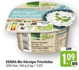 E-Center Edeka bio körniger frischkäse Angebot