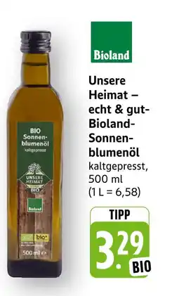E-Center Bioland bio sonnenblumenöl Angebot