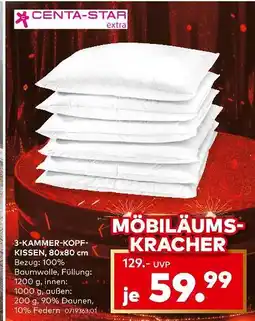 porta Centa-star 3-kammer-kopfkissen Angebot