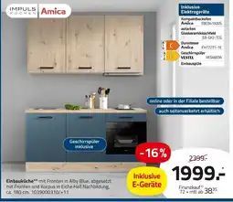 ROLLER Amica oder impuls küchen einbauküche Angebot