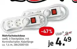 ROLLER Mehrfachsteckdose Angebot