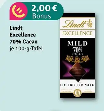 nahkauf Lindt excellence 70% cacao Angebot