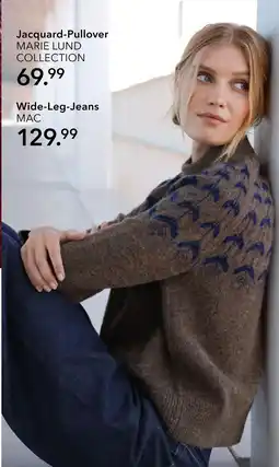 Peek & Cloppenburg Hamburg Marie lund jacquard-pullover Angebot