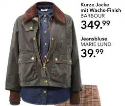 Peek & Cloppenburg Hamburg Barbour kurze jacke mit wachs-finish Angebot