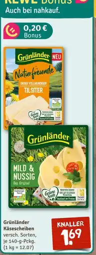 nahkauf Grünländer käsescheiben Angebot