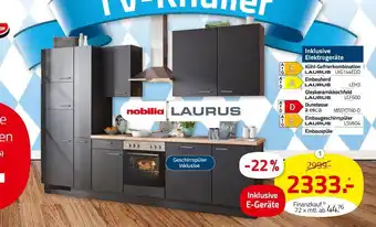 ROLLER Nobilia, laurus einbauküche Angebot