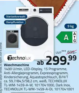 ROLLER Technolux waschmaschine Angebot