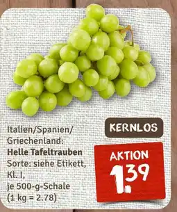 nahkauf Helle tafeltrauben Angebot