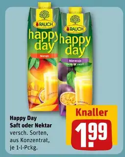 REWE Rauch happy day mango Angebot