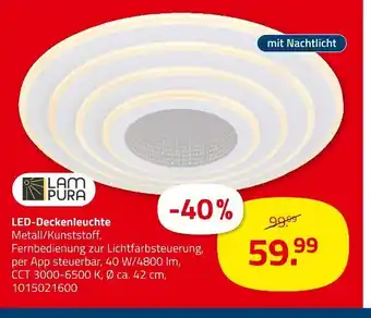 ROLLER Led-deckenleuchte Angebot