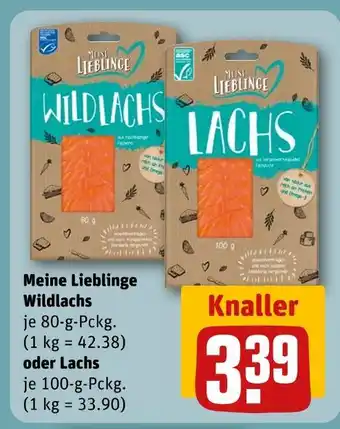 REWE Meine lieblinge wildlachs Angebot