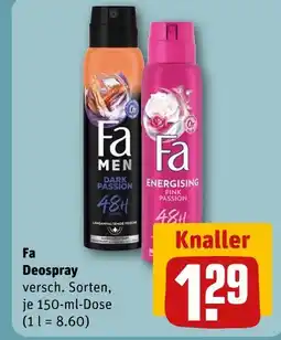 REWE Fa men dark passion Angebot