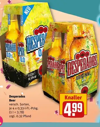 REWE Desperados beer Angebot