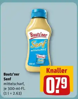 REWE Bautz'ner senf mittelscharf Angebot