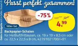 ROLLER Backpapier-schalen Angebot