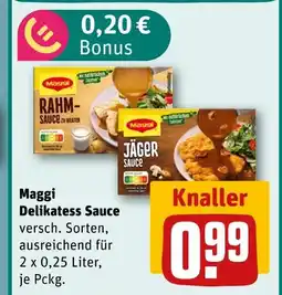 REWE Maggi rahmsauce Angebot