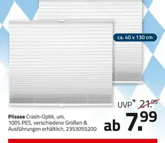 ROLLER Plissee Angebot