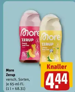 REWE More zerup peach iced tea Angebot