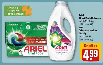 REWE Ariel allin1 pods universal Angebot