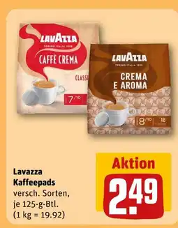 REWE Lavazza caffe crema Angebot