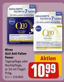 REWE Nivea q10 anti-falten power tagespflege Angebot